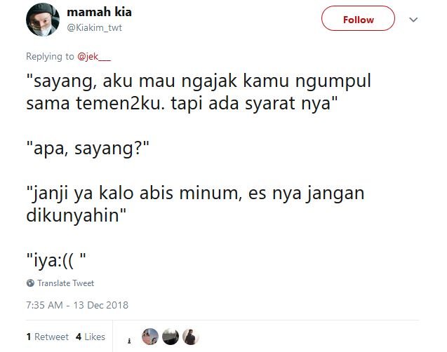 13 Syarat Kocak dari Pacar, Kalau Kamu Pengen Diajak Nongkrong Bareng Temen-Temennya. Kebiasaan Sih~