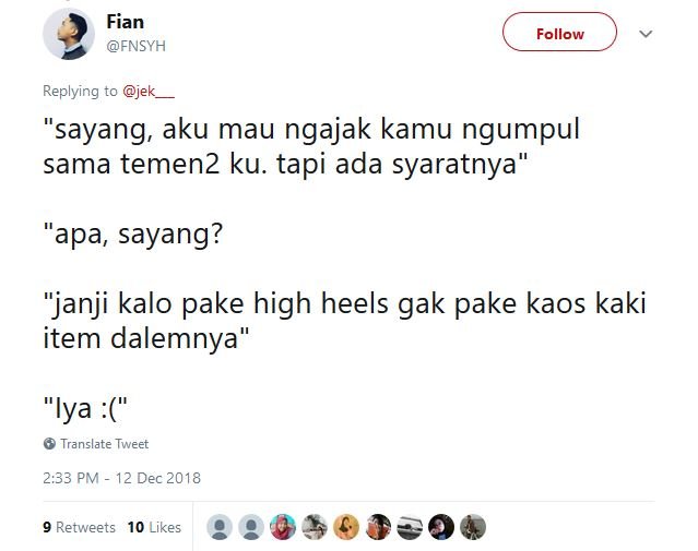 13 Syarat Kocak dari Pacar, Kalau Kamu Pengen Diajak Nongkrong Bareng Temen-Temennya. Kebiasaan Sih~