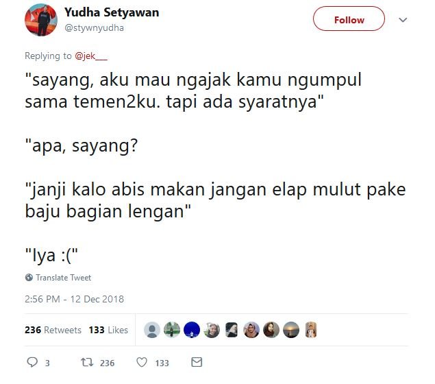 13 Syarat Kocak dari Pacar, Kalau Kamu Pengen Diajak Nongkrong Bareng Temen-Temennya. Kebiasaan Sih~