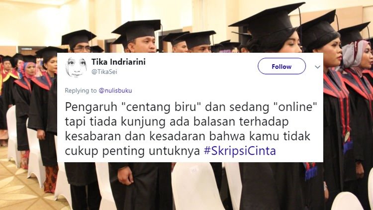 13 Pilihan Judul Skripsi Ilmiah nan Baper Ala Warganet. Hmm, Kalau Urusan Hati kok Cepet, Ya!