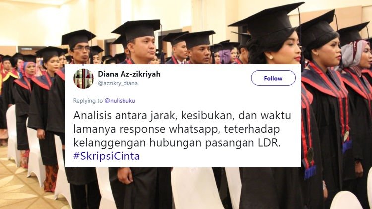 13 Pilihan Judul Skripsi Ilmiah nan Baper Ala Warganet. Hmm, Kalau Urusan Hati kok Cepet, Ya!