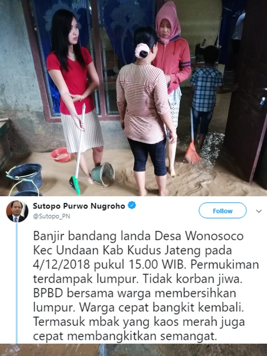 9 Petuah Kocak dan Bikin Baper ala Pak Sutopo. Yang Penting sih Tetap Informatif buat Semua Orang