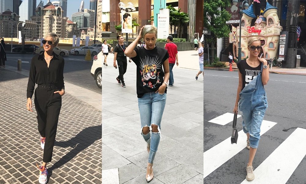 Jadi Supermodel yang Punya Kulit Eksotis, 12 Gaya Kimmy Jayanti Memikat Hati. Celana Pun Jadi Trendi