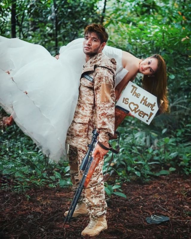 10 Foto Prewedding di Hutan dengan Tema yang Unik. Nggak Kalah Sama Ammar Zoni dan Irish Bella!