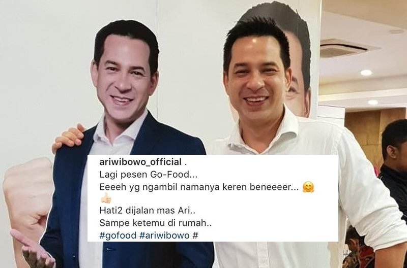 Pesan Makan Lewat Aplikasi Ojol, Ari Wibowo Ketemu Sosok Tak Terduga. Kocak!