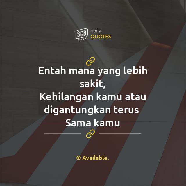 Pilih kehilangan atau digantungkan