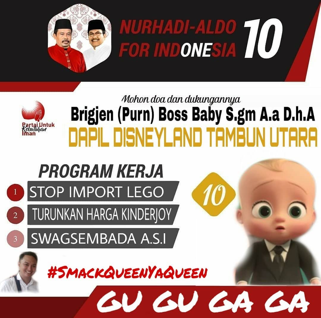 10+ Kontribusi Kreatif dari Warganet Demi Nyaleg buat Pemenangan Nurhadi-Aldo. Bisa Menang Telak nih!