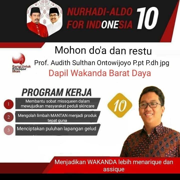 10+ Kontribusi Kreatif dari Warganet Demi Nyaleg buat Pemenangan Nurhadi-Aldo. Bisa Menang Telak nih!