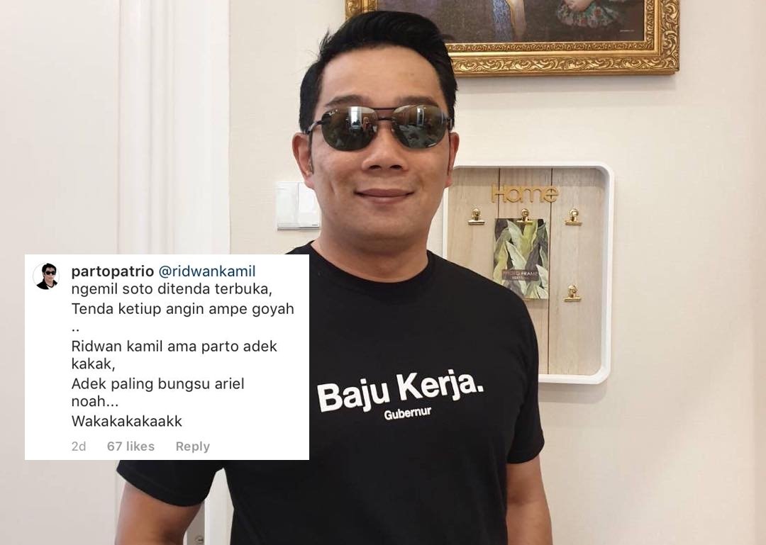 Ridwan Kamil Ngadain Lomba Pantun, Parto Patrio yang Ikutan, Ariel Noah yang Menang. Lucu Deh!