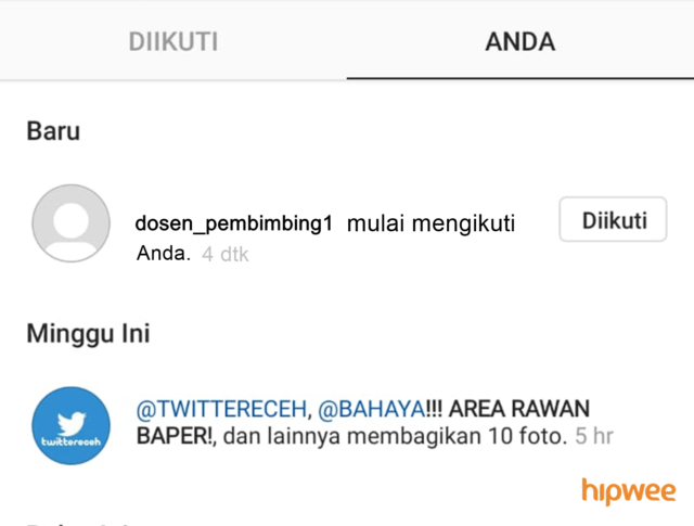 Bukannya Seneng, Dapet Follower dengan Nama Begini Justru Bakal Bikin Kamu Bingung Harus Ngapain