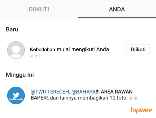 Bukannya Seneng, Dapet Follower dengan Nama Begini Justru Bakal Bikin Kamu Bingung Harus Ngapain