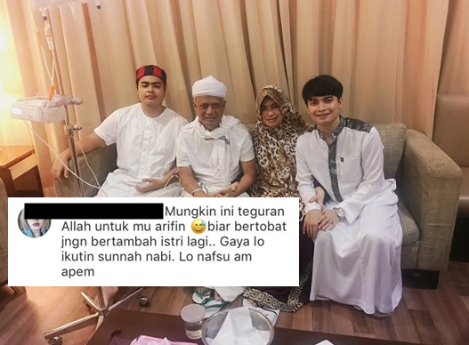 Bukannya Mendoakan, Warganet Justru Berkomentar Miring Saat Ustad Arifin Ilham Dirawat. Duh!