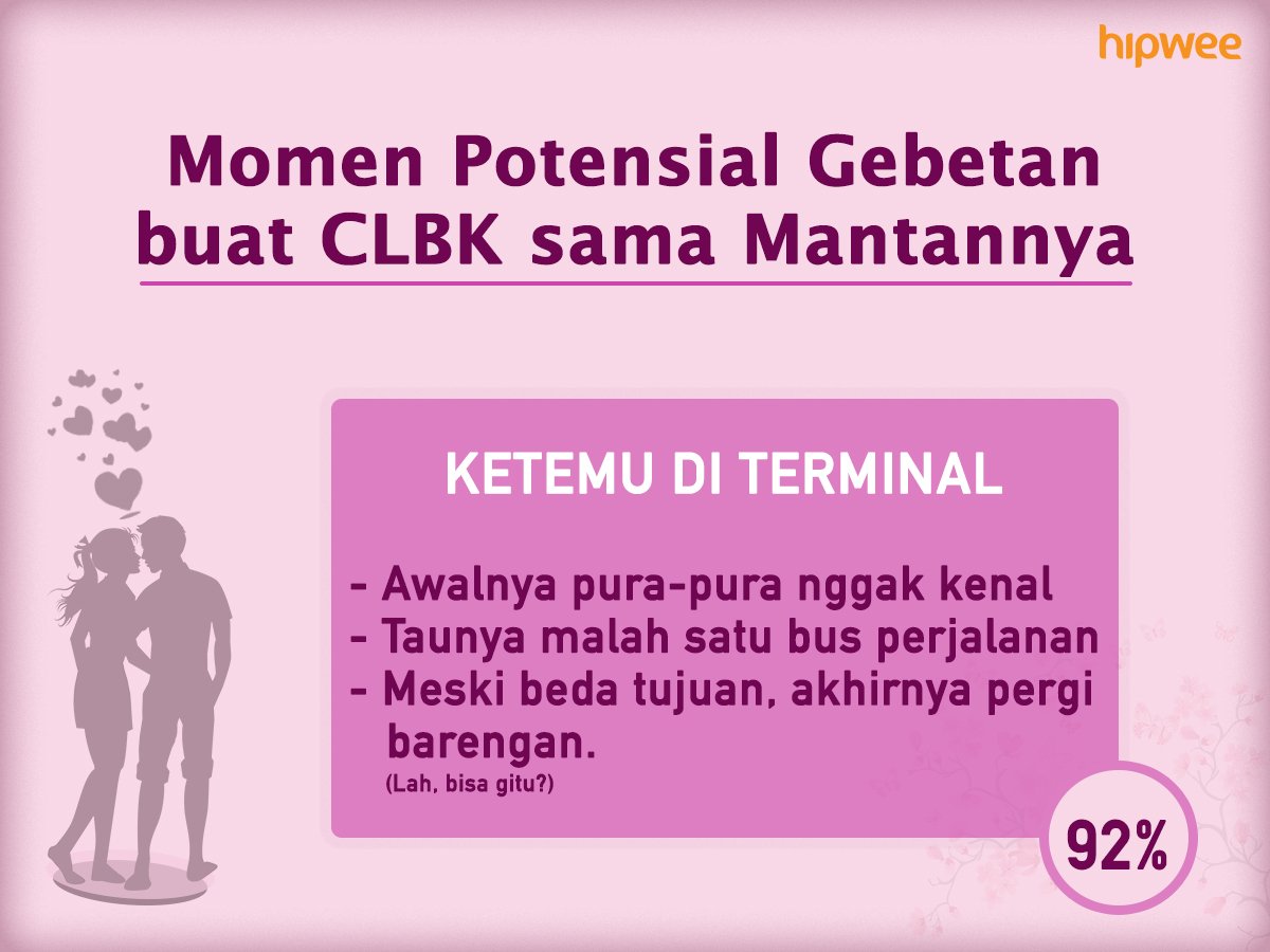 9+ Momen Potensial yang Bisa Bikin CLBK. Perlu Kamu Antisipasi nih, Biar Gebetan Nggak Balikan~