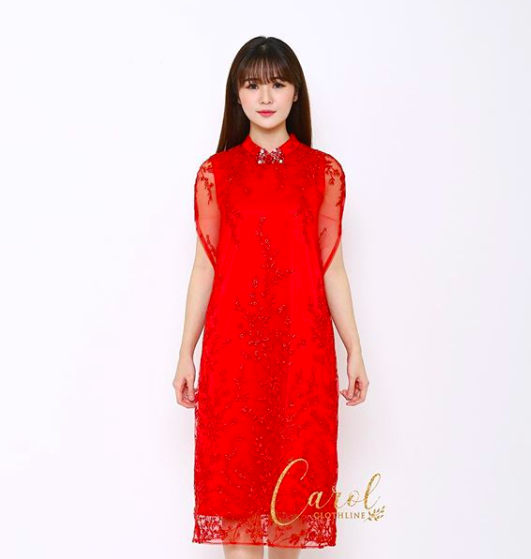 9 Inspirasi Busana Cheongsam Model Loose Dress yang Longgar. Aman Buat Perut yang Melebar!