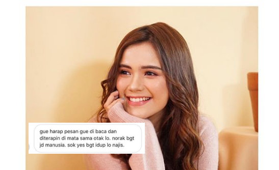 Audi Marissa Kena Bully, Gini Isi Pesan Singkat yang Ia Unggah ke Instagram. Miris!