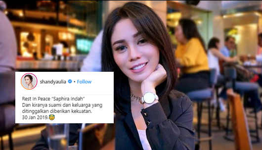 Saphira Indah Tutup Usia Saat Hamil, Shandy Aulia dan Chacha Frederica Kenang Sosoknya