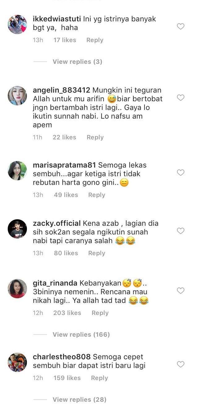 Bukannya Mendoakan, Warganet Justru Berkomentar Miring Saat Ustad Arifin Ilham Dirawat. Duh!