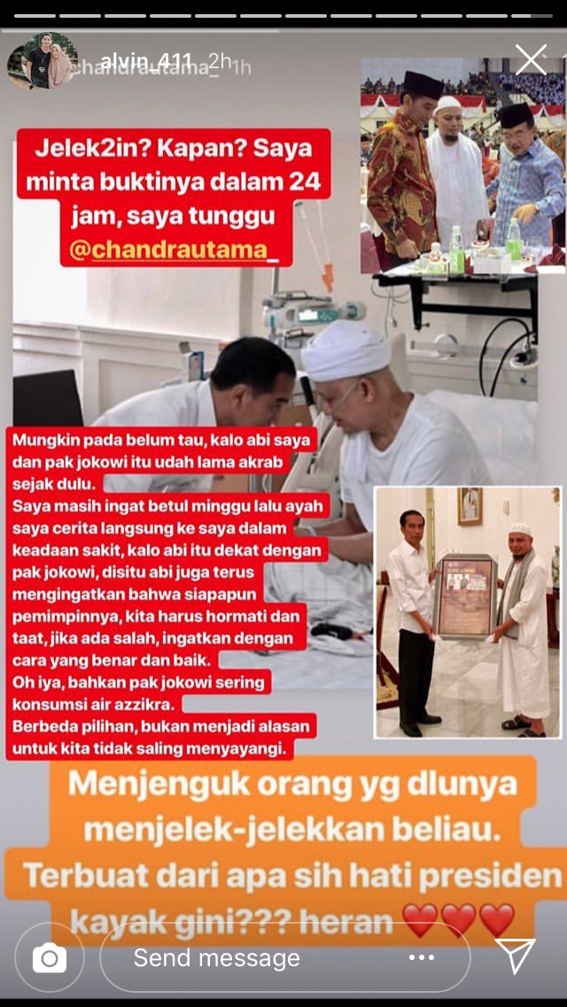 Ustad Arifin Ilham Dijenguk Jokowi, Warganet Justru Menuduh Macam-Macam. Gini Katanya...