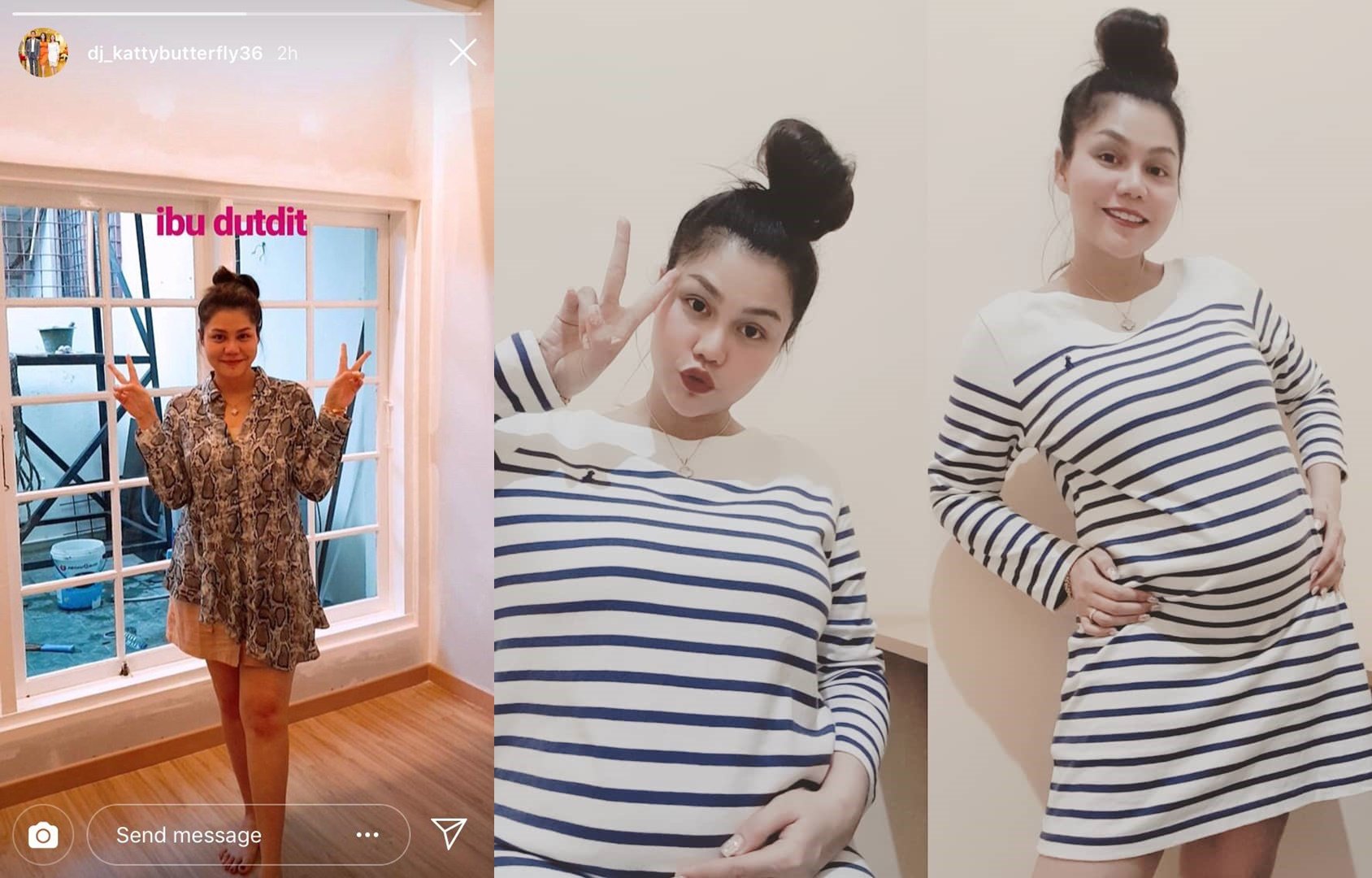 Pamer ‘Perut Buncit’ di Instagram, DJ Katty Butterfly Hamil Anak Pertama. Uh, Senangnya!