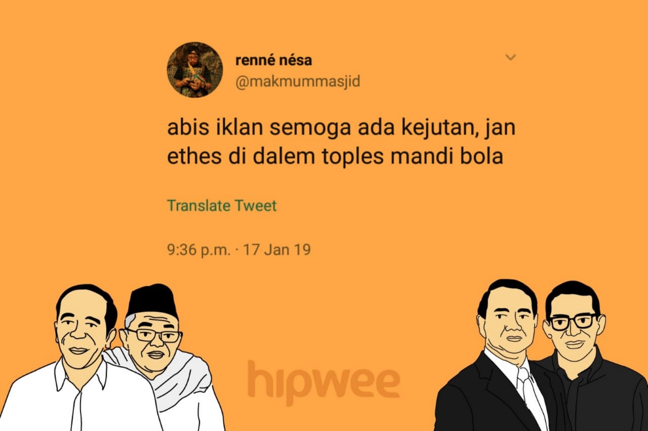 14 Plot Twist Absurd dari Debat Capres Semalam. Selalu Ada Kaum Selow yang Ngelawak di Segala Kondisi~