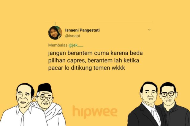 Berantem Gara-gara Beda Pilihan Capres itu Nggak Keren. Kalau 15 Hal Sepele ini sih Boleh deh, Yha~