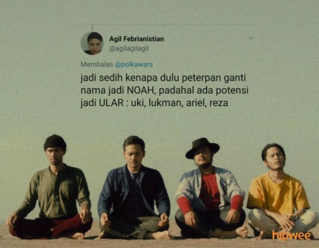 Balas Utas @polkawars, Warganet Uraikan Kocaknya Kepanjangan Nama-Nama Band ini. Lawak Terus, Yha~