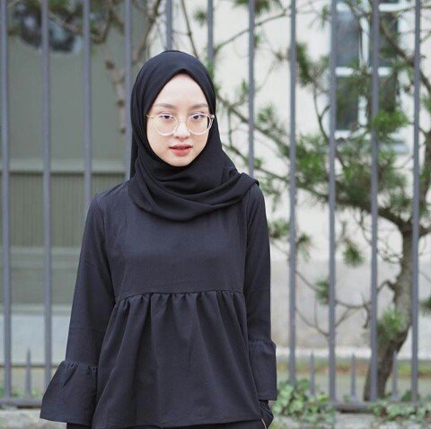 Style hijab simple Gita Savira Devi