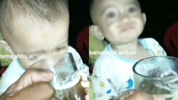 Video Bayi Dicekoki Bir Bintang Bikin Geram Warganet. Malah Dibuat Bercandaan Lo, Miris Banget!