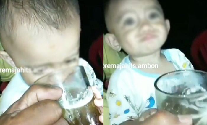 Video Bayi Dicekoki Bir Bintang Bikin Geram Warganet. Malah Dibuat Bercandaan Lo, Miris Banget!