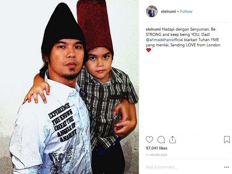 Ahmad Dhani Divonis Bersalah, Cara El dan Dul Menguatkan Ayahnya Ini Bikin Terharu