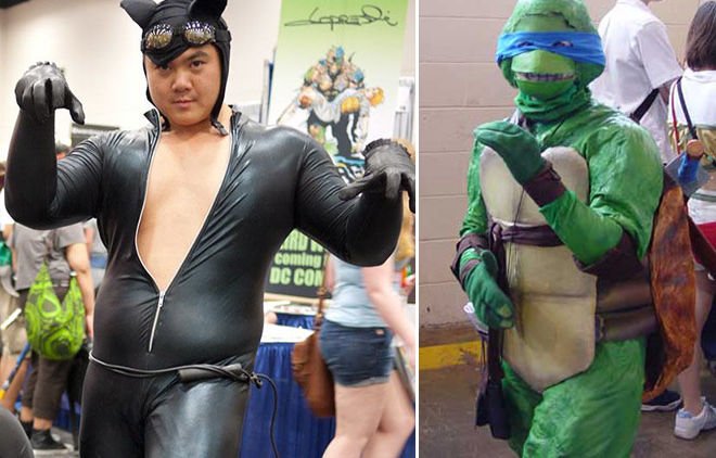 Bukannya Terlihat Kece, Cosplay Superhero ini Malah Bikin Geli dan Kocak. Yang Penting Murah Meriah~