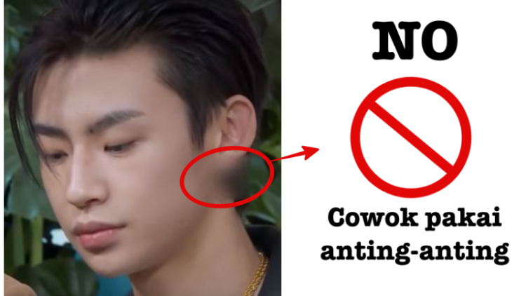 Sensor Terbaru yang Hebohkan Cina: Cowok yang Pakai Anting-anting Bakal Disensor. Kenapa Ya?!