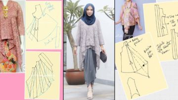 11 Model Kebaya Modern Lengkap Terbaru dan Pola Jahitannya