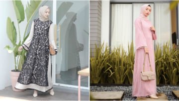 11 Padu Padan Gamis + Hijab yang Cantik untuk Kondangan. Kalau Pakai Kebaya Terus kan Bosan