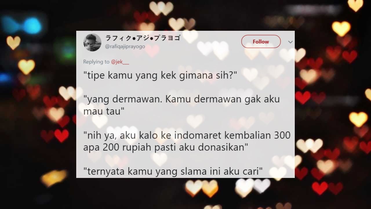 Ternyata Ini 10+ Kriteria Pacar Anak Twitter. Simpel dan Ngena, Meskipun Agak Ngeselin, Ya...