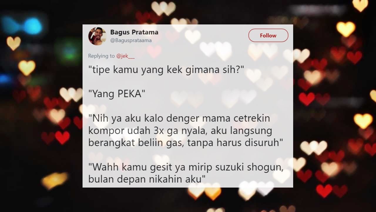 Ternyata Ini 10+ Kriteria Pacar Anak Twitter. Simpel dan Ngena, Meskipun Agak Ngeselin, Ya...