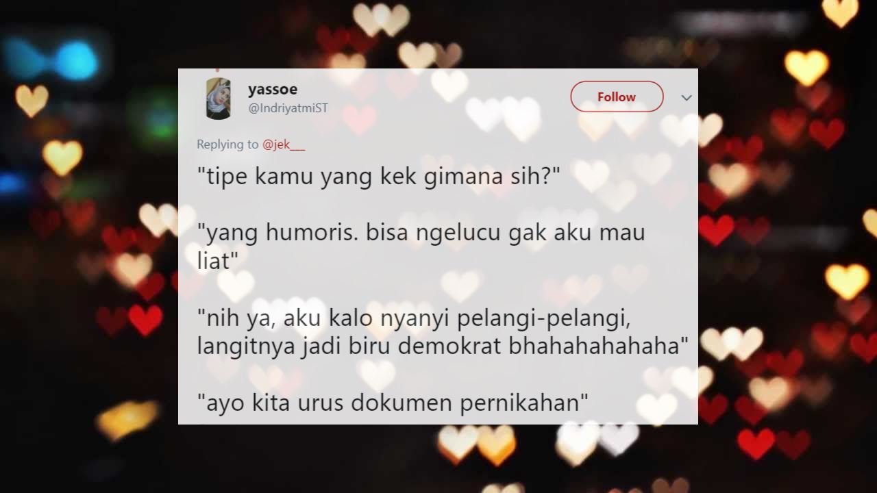 Ternyata Ini 10+ Kriteria Pacar Anak Twitter. Simpel dan Ngena, Meskipun Agak Ngeselin, Ya...