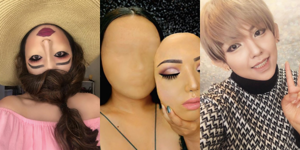 Dari Kepala Terbalik, Seleb Beken Sampai Jadi Cowok, 12 Transformasi Beauty Vlogger Ini Kebangetan Kerennya