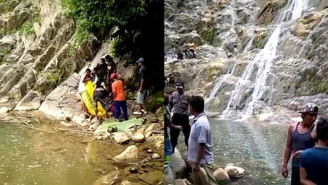 Selfie Berakhir Petaka. Ingin Swafoto Keluarga, Ayah dan Dua Anaknya Tewas Tercebur ke dalam Sungai