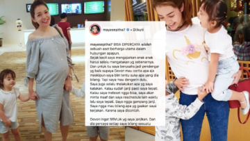 6 Caption Menohok Seputar Parenting ala Maya Septha. Nggak Selalu Enak Dibaca, Tapi Iya Juga Ya!