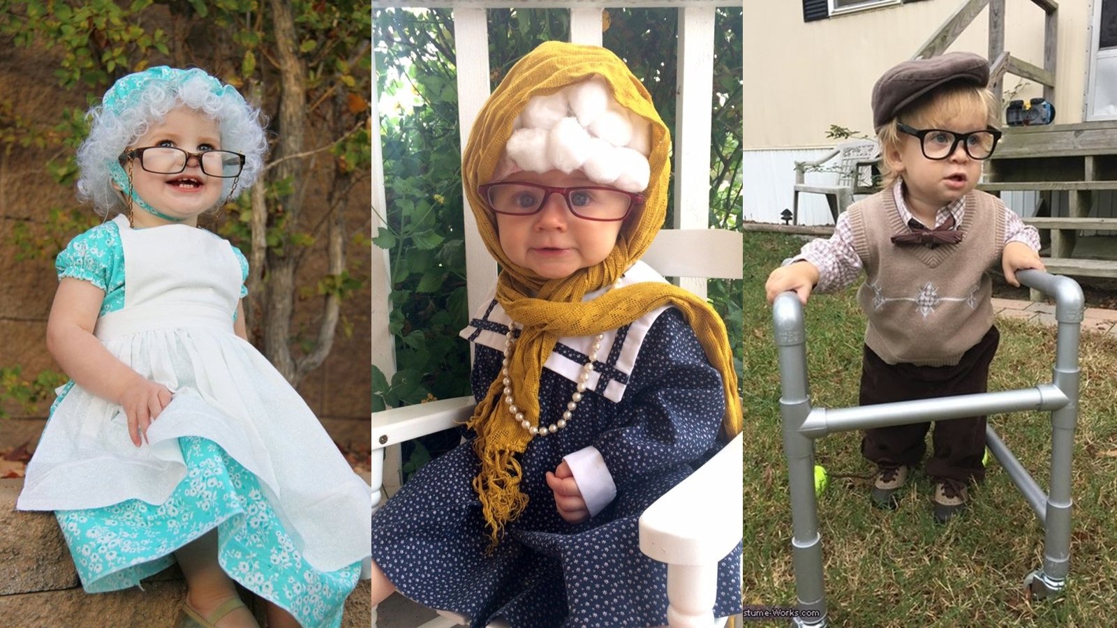 15 Potret Gemes Bayi Dandan Ala Kakek-Nenek. Lucu Banget, Jadi Pengin Punya Satu di Rumah :(