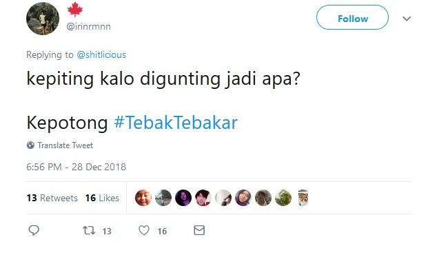 15 Tebak-Tebakan ini Bakal Bikin Emosimu Makin Terbakar. Yha, Namanya Juga #TebakTebakar~