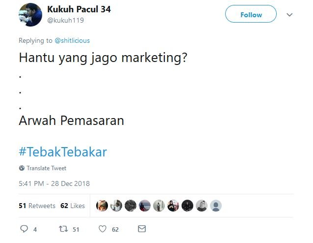 15 Tebak-Tebakan ini Bakal Bikin Emosimu Makin Terbakar. Yha, Namanya Juga #TebakTebakar~