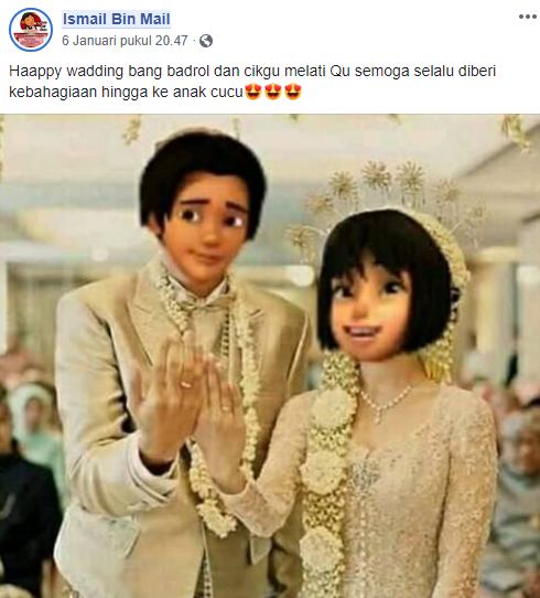 10 Kisah Cinta Menggemaskan dari Tokoh Kartun Upin-Ipin yang Terungkap di Facebook. Kok Konyol, Ya! :D