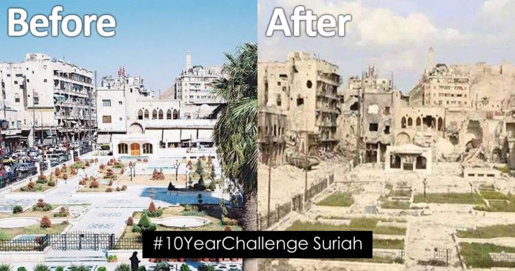 10 Potret #10YearChallenge di Negara Konflik. Melihat Perubahannya Benar-benar Bikin Hati Teriris