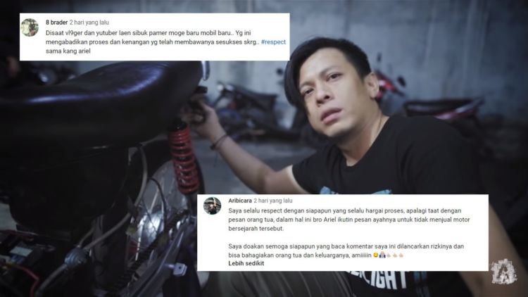 Bikin Vlog Benerin Motor Tua, Ariel Noah Dipuji Warganet. Alasan di Baliknya Emang Bikin Haru sih