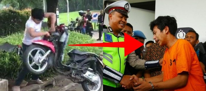 Bukan Cuma Karena Ngamuk Ditilang Sampai Rusak Motor, Ini 4 Alasan Sebenarnya Pria itu Jadi Tersangka