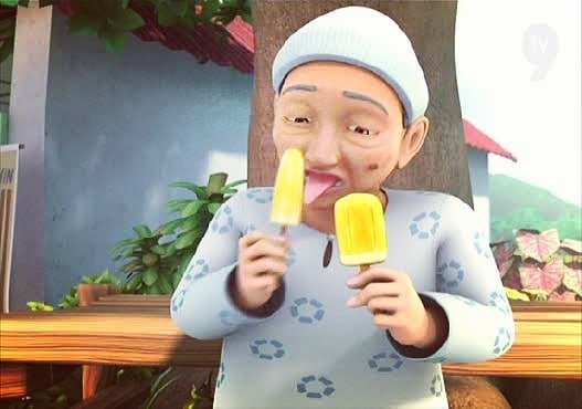 10+ Ekspresi Tak Terduga Opah Upin & Ipin yang Bikin Kejang. Kreativitas Warganet Tanpa Batas