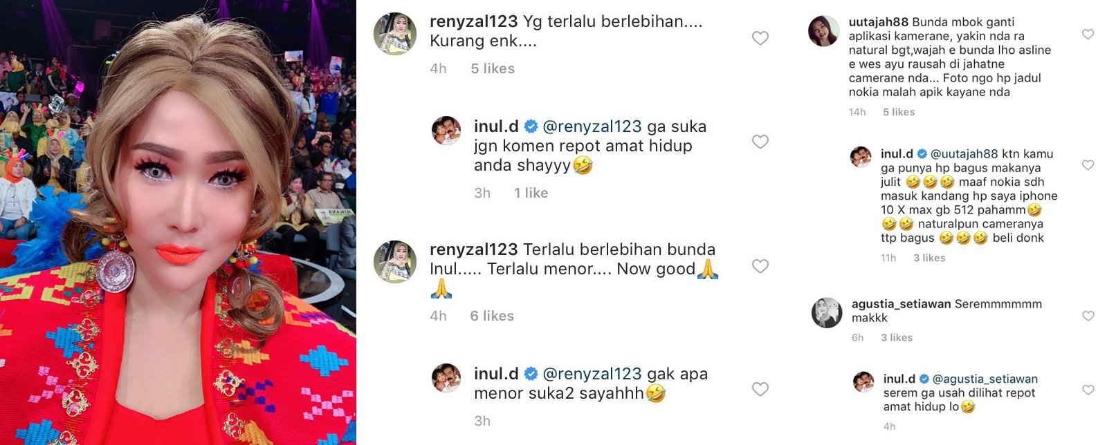 Inul Daratista Ladeni Orang yang Bilang Fotonya Editan; Jaga Mulut Itu Penting Memang!