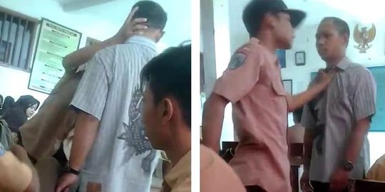 Viral Video Siswa SMP Menantang dan Mencengkeram Kerah Gurunya. Murid Kok Nggak Hormati Guru Sih?